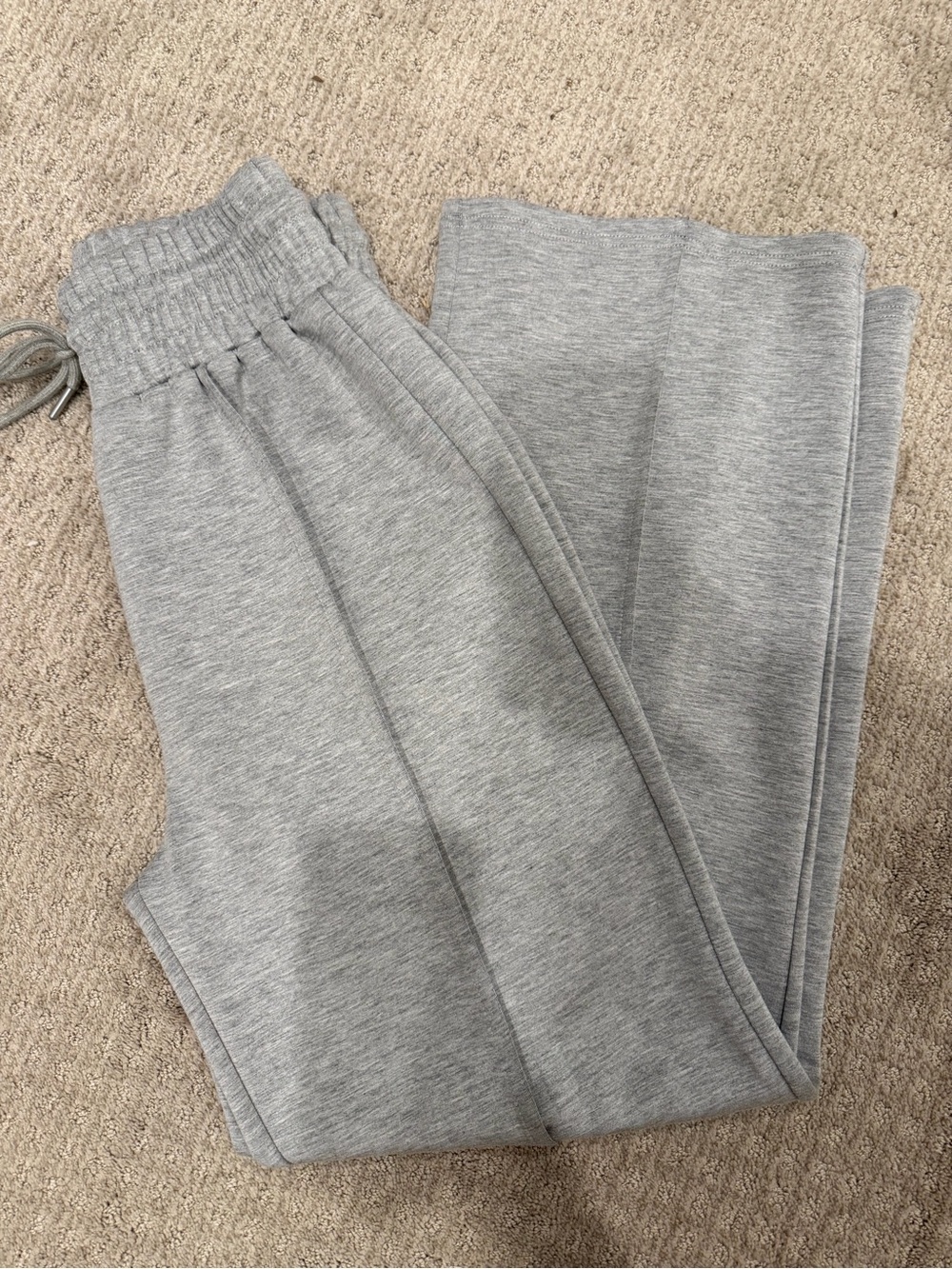 COMMENSE BRAND Wide Leg Gray Lounge Pants - Picture 2 of 3